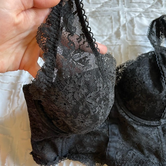 Lace bustier lace bralette - Picture 3 of 8